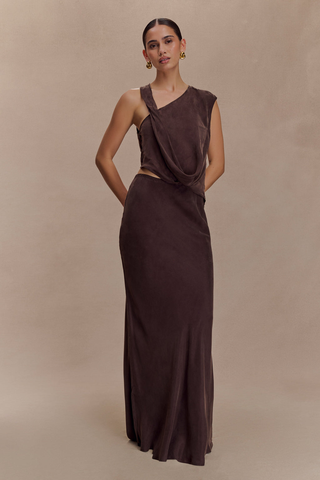 Maxi Skirt - Dark Chocolate