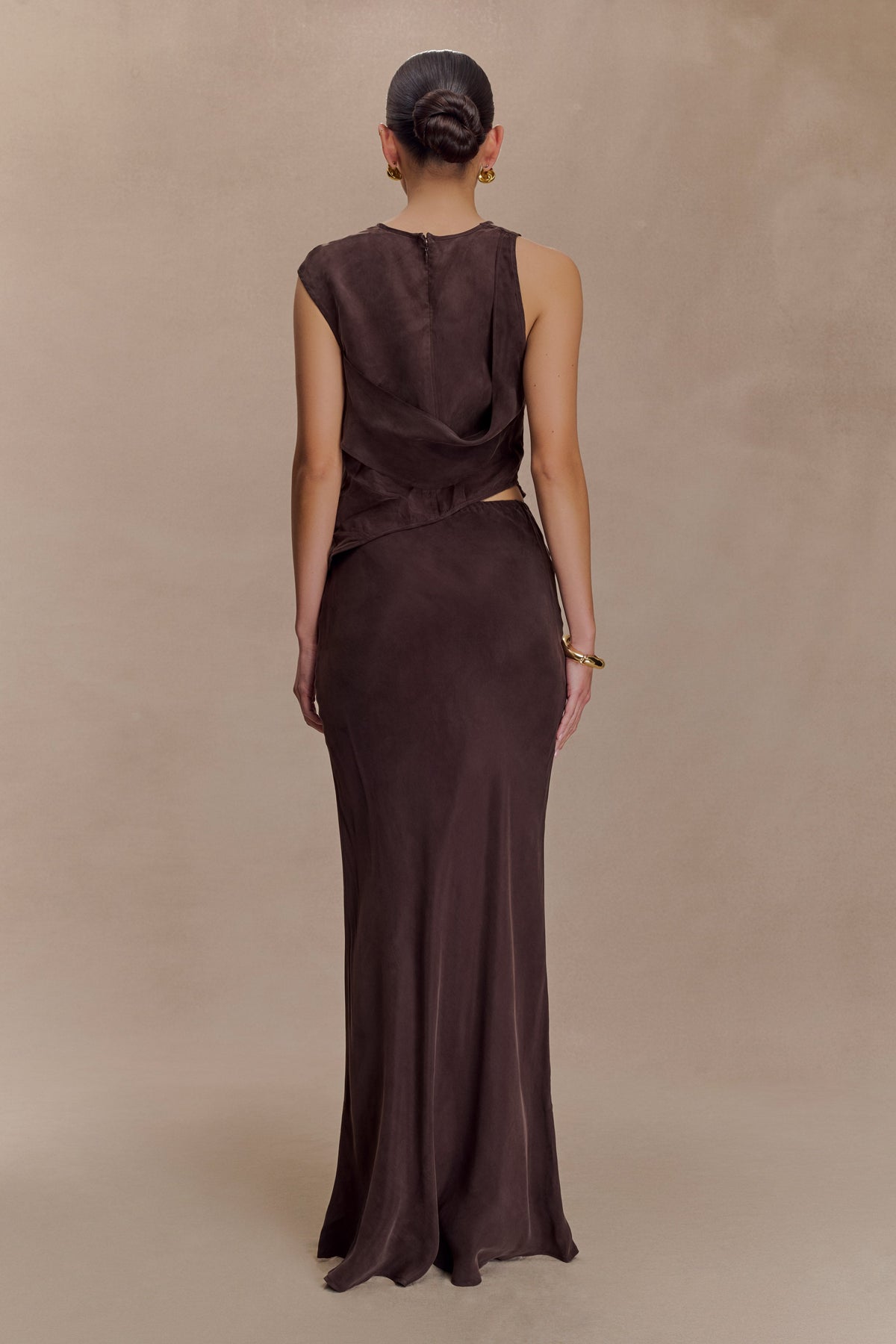 Maxi Skirt - Dark Chocolate