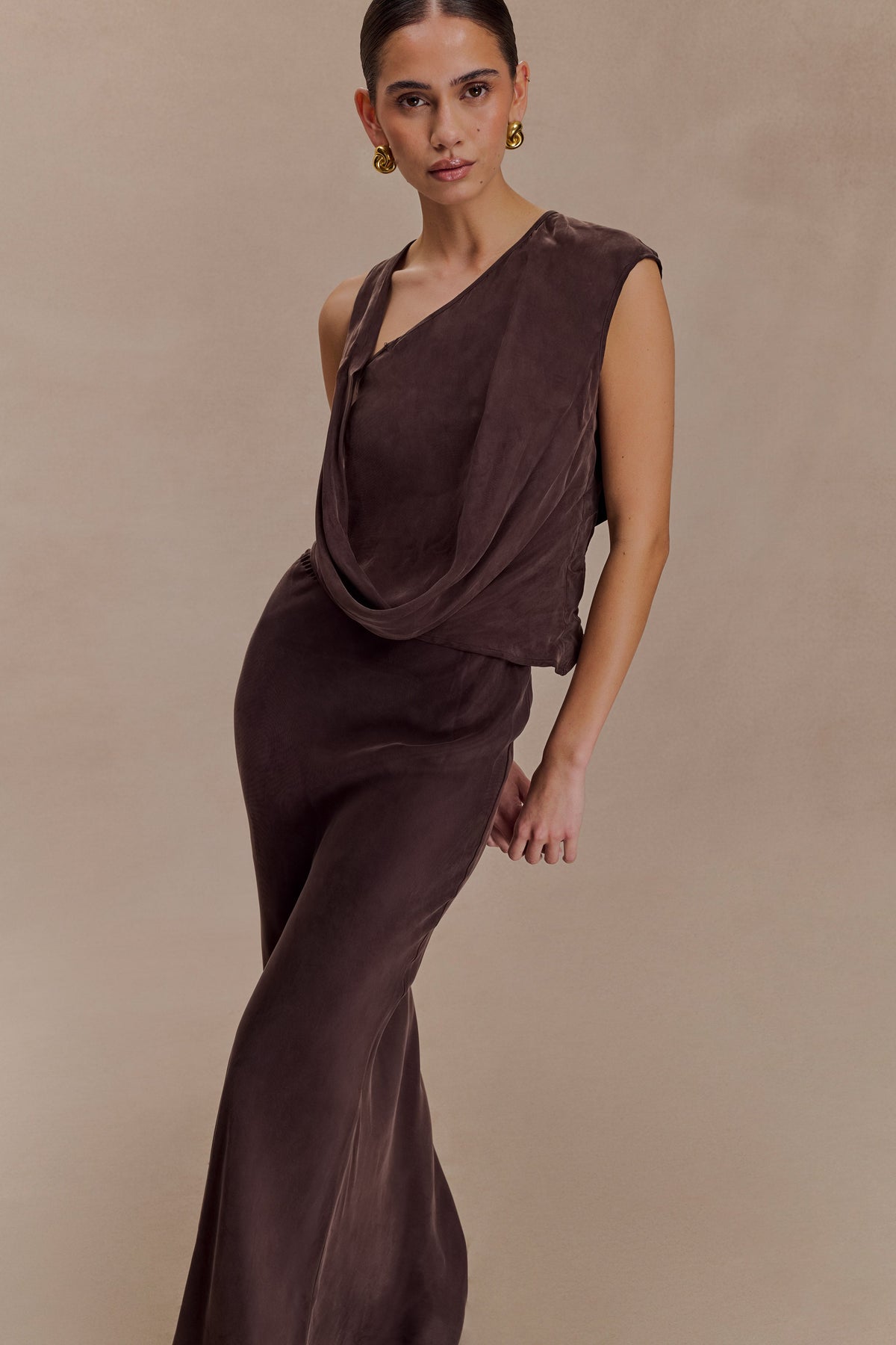 Maxi Skirt - Dark Chocolate