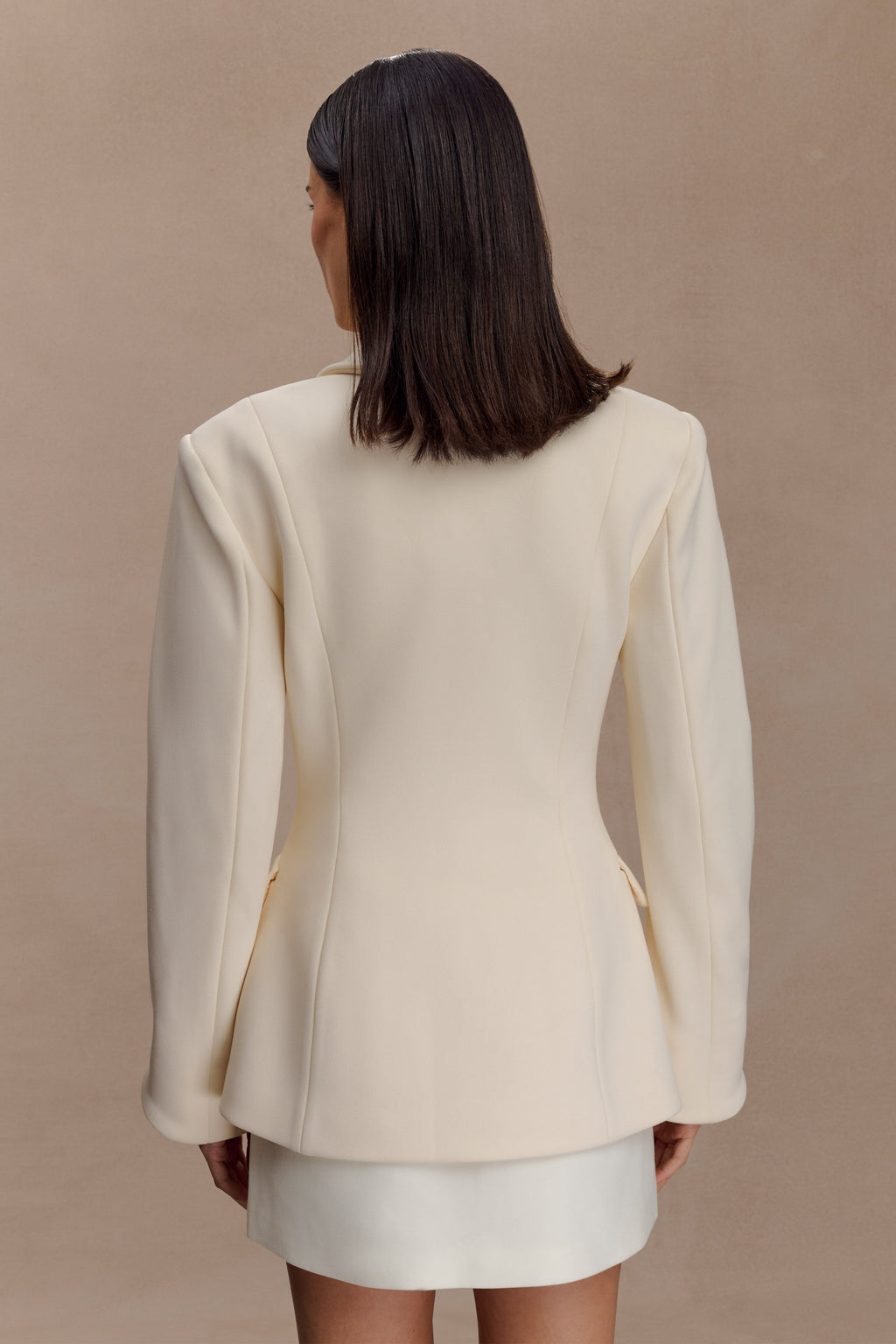 Structured Blazer - Buttercream