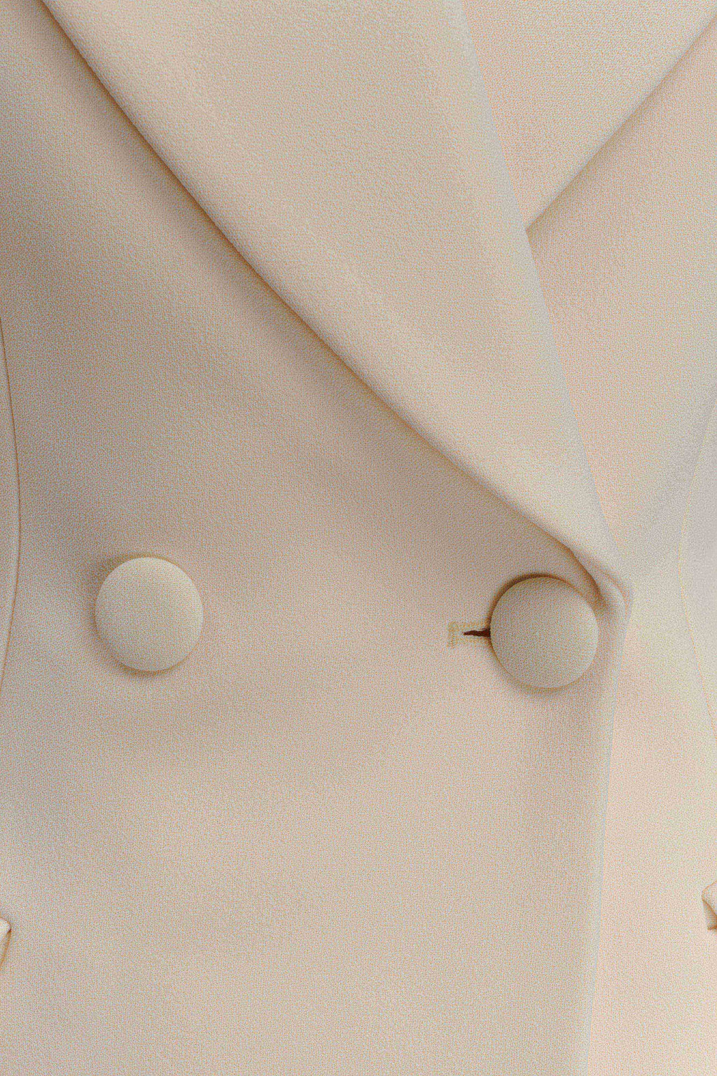 Structured Blazer - Buttercream