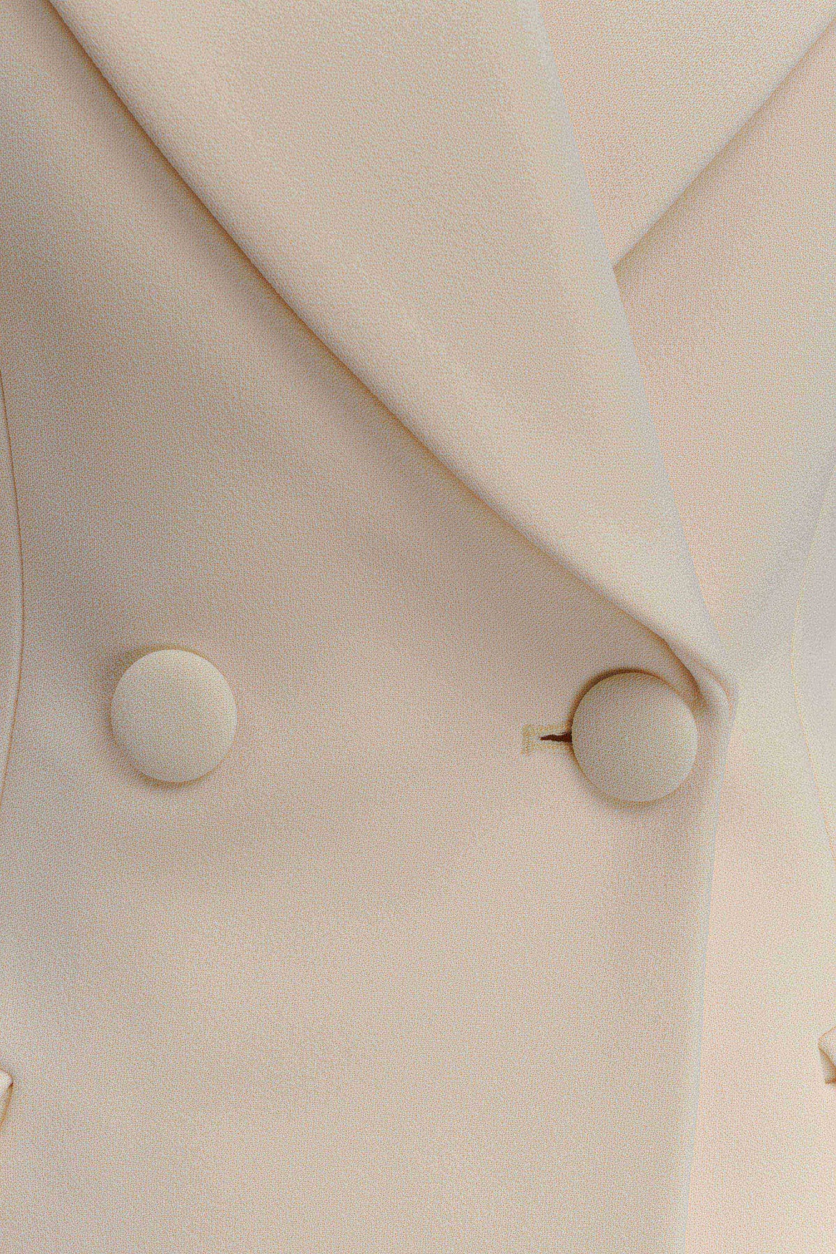 Structured Blazer - Buttercream