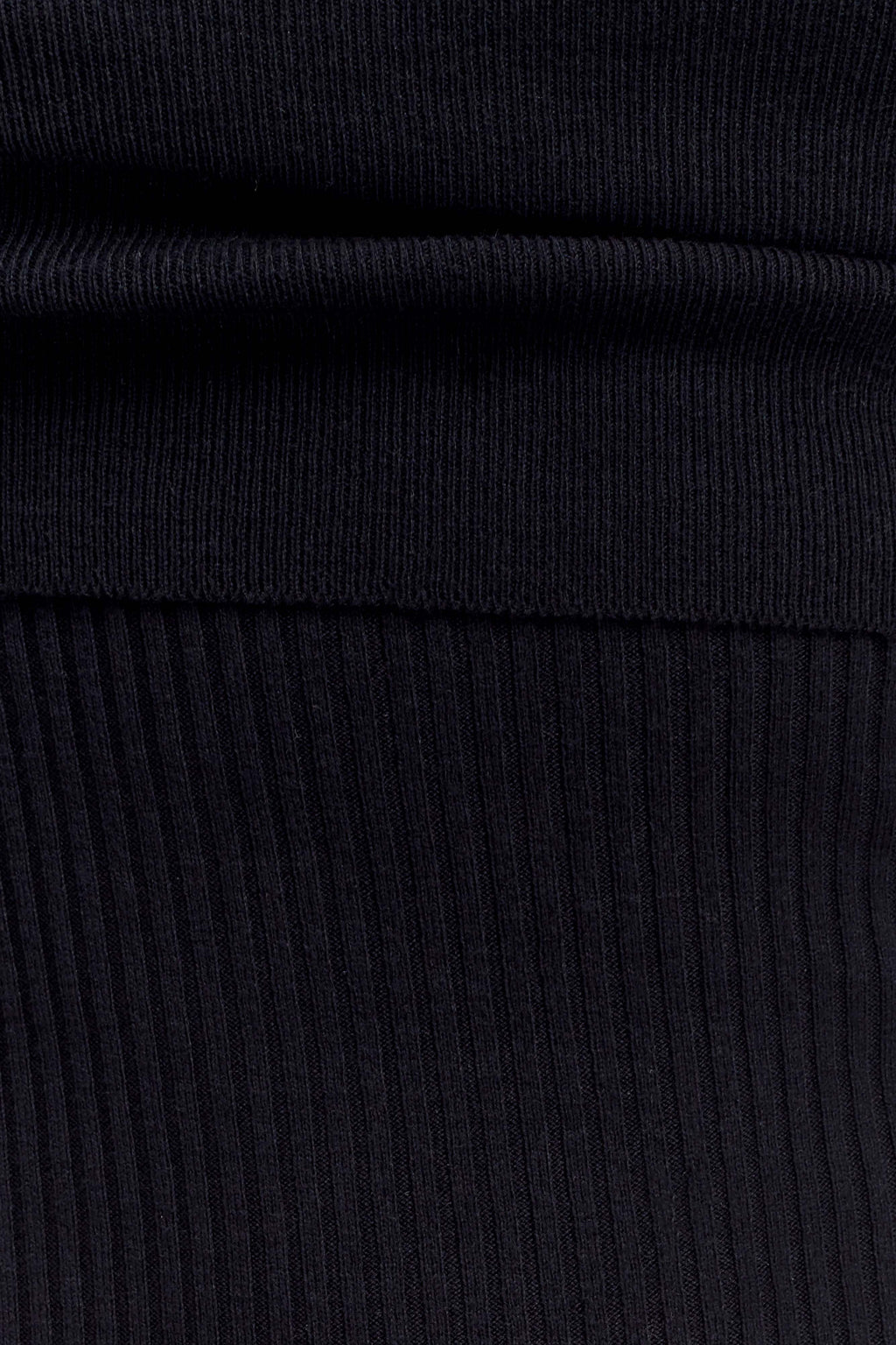 Cashmere Blend Knit Midi Dress - Black