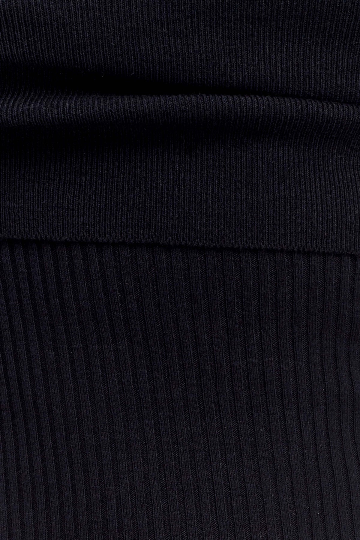 Cashmere Blend Knit Midi Dress - Black