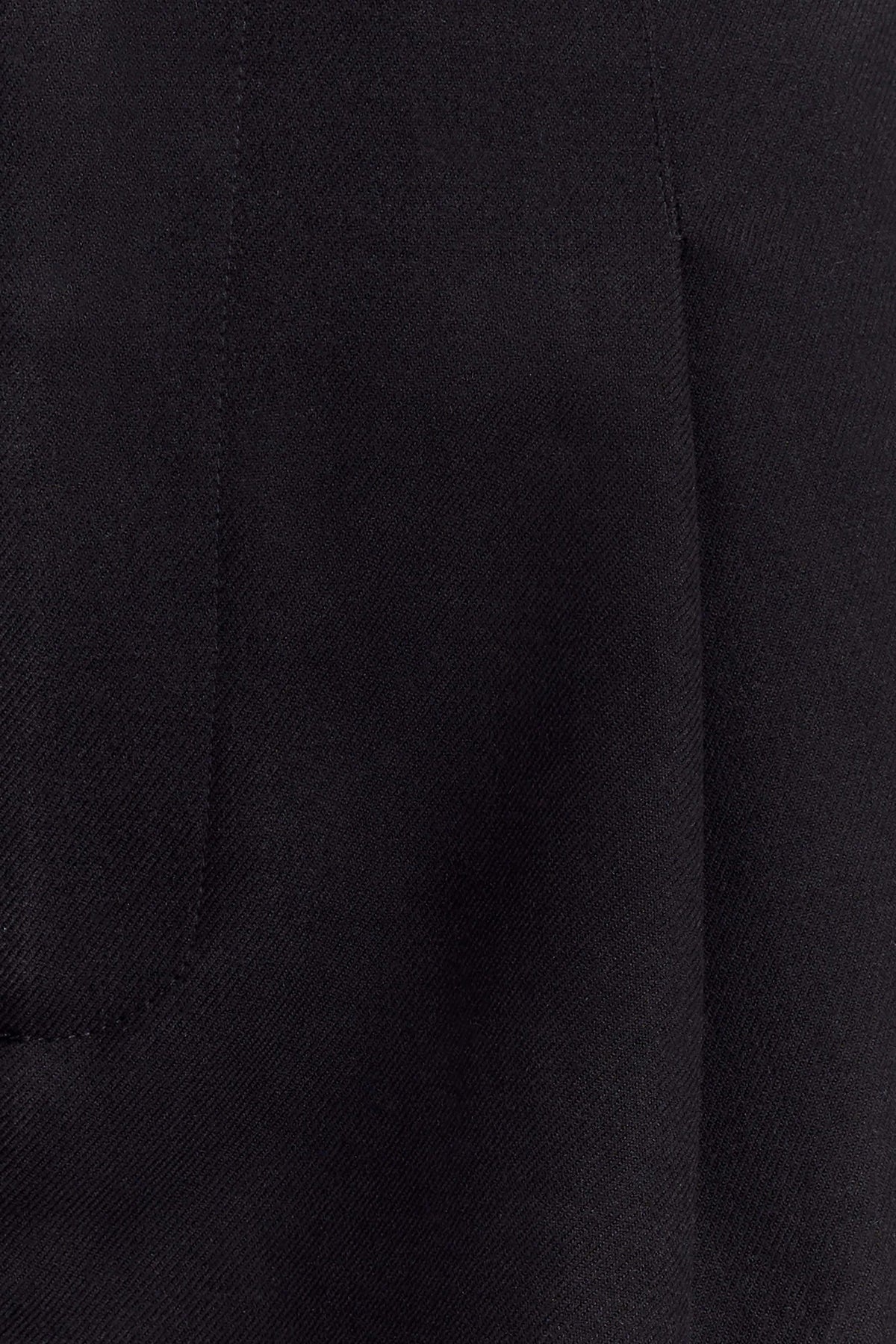 Barrel Leg Suiting Pants - Black