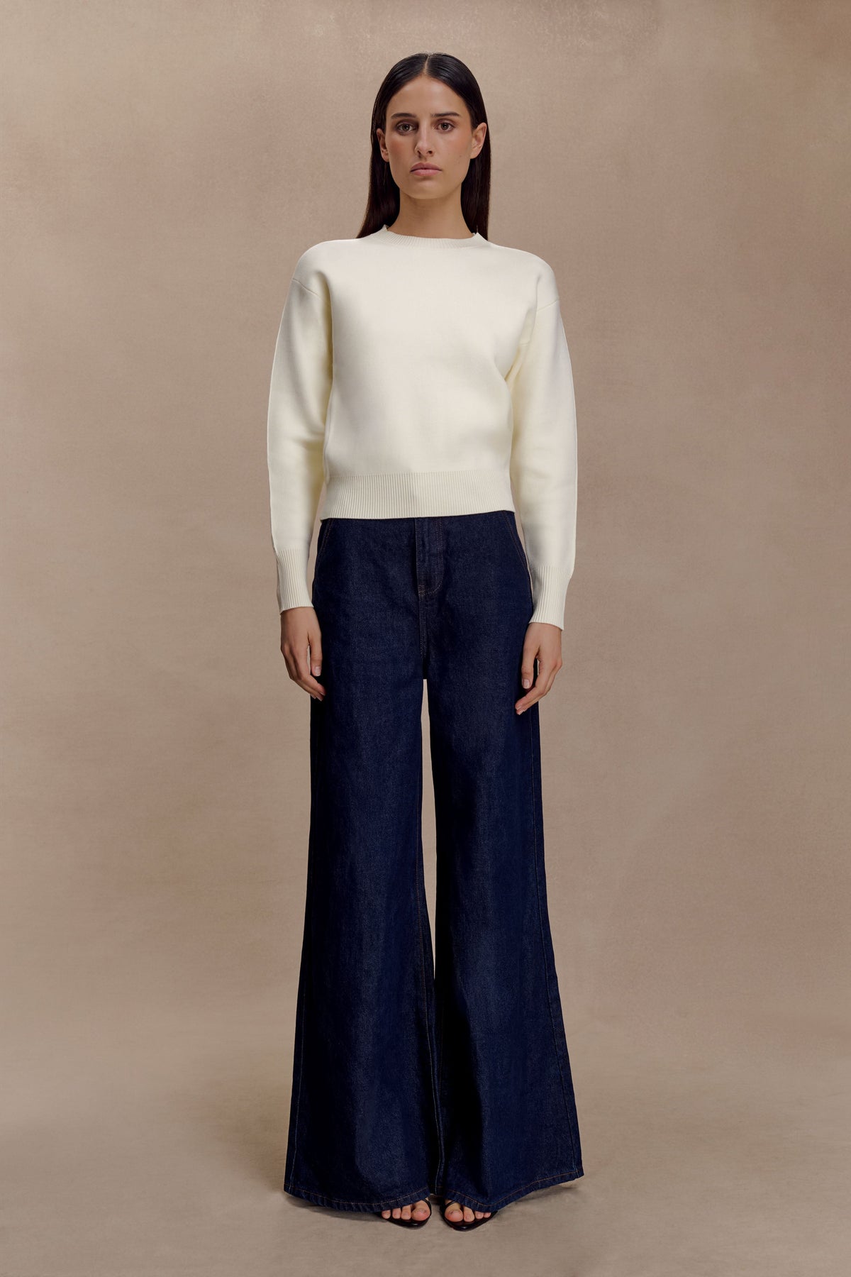 Cozy Knit Jumper - Ivory