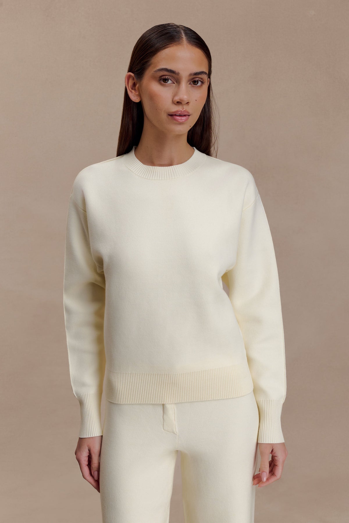 Cozy Knit Jumper - Ivory