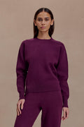 Cozy Knit Jumper - Plum