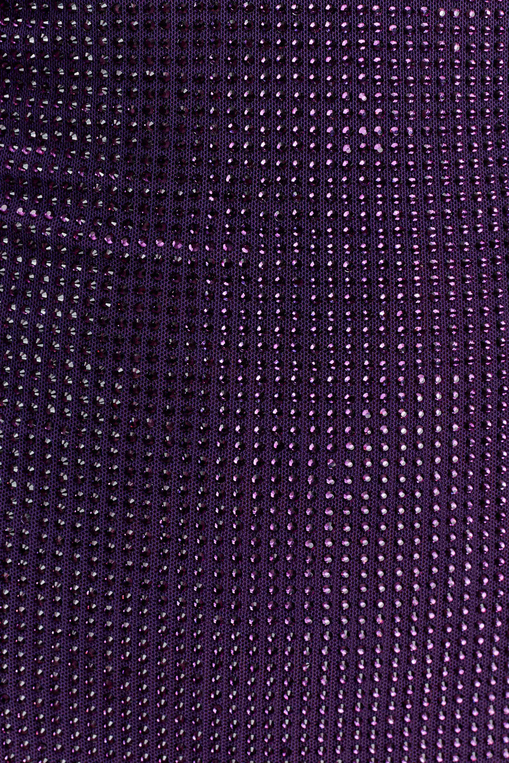Diamante Halter Midi Dress - Purple
