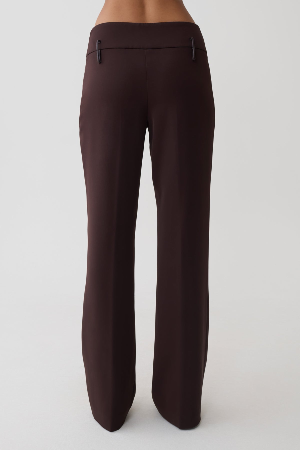 Straight Leg Suiting Pant - Burgundy