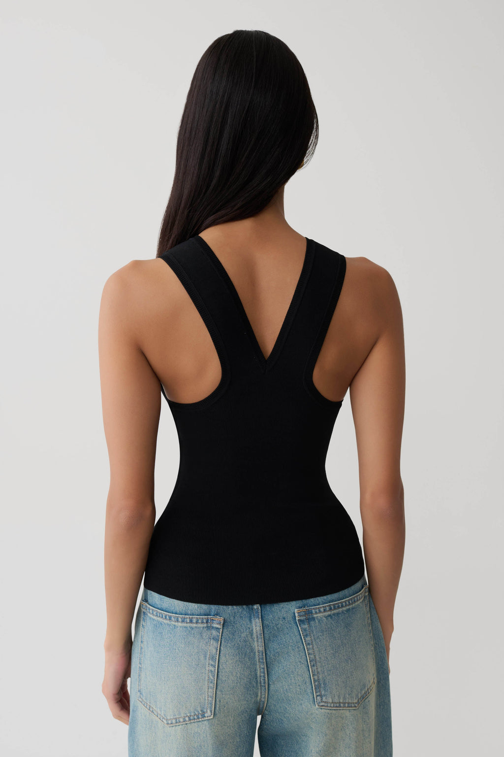 Knit Tank Top - Black