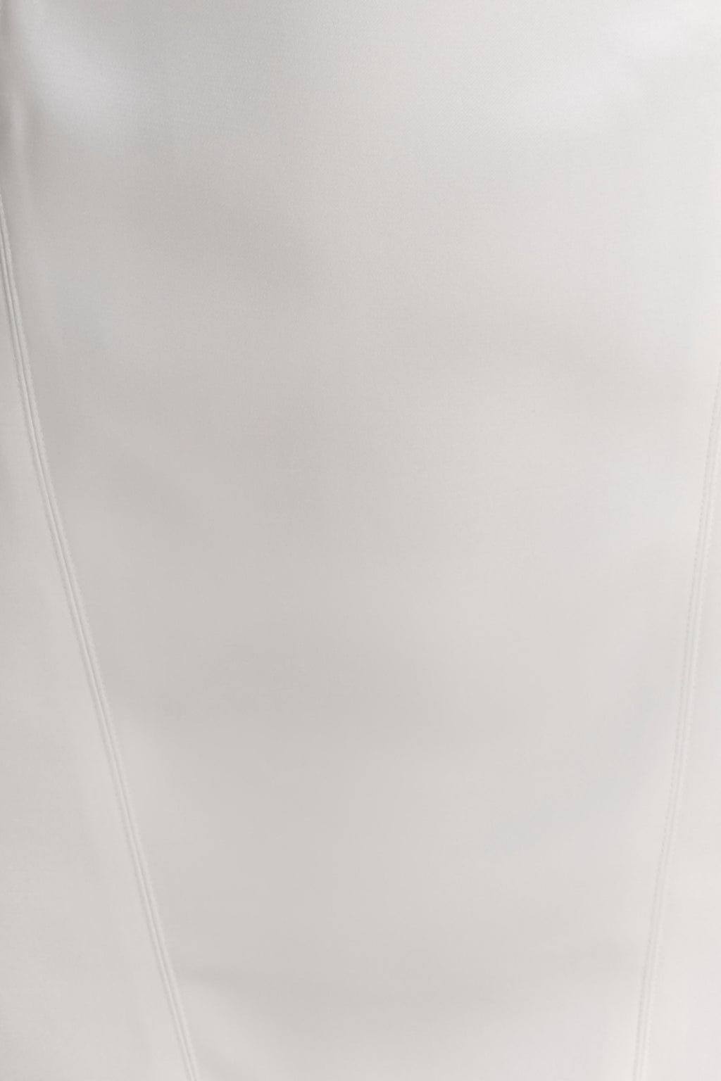 Satin Mini Dress - White