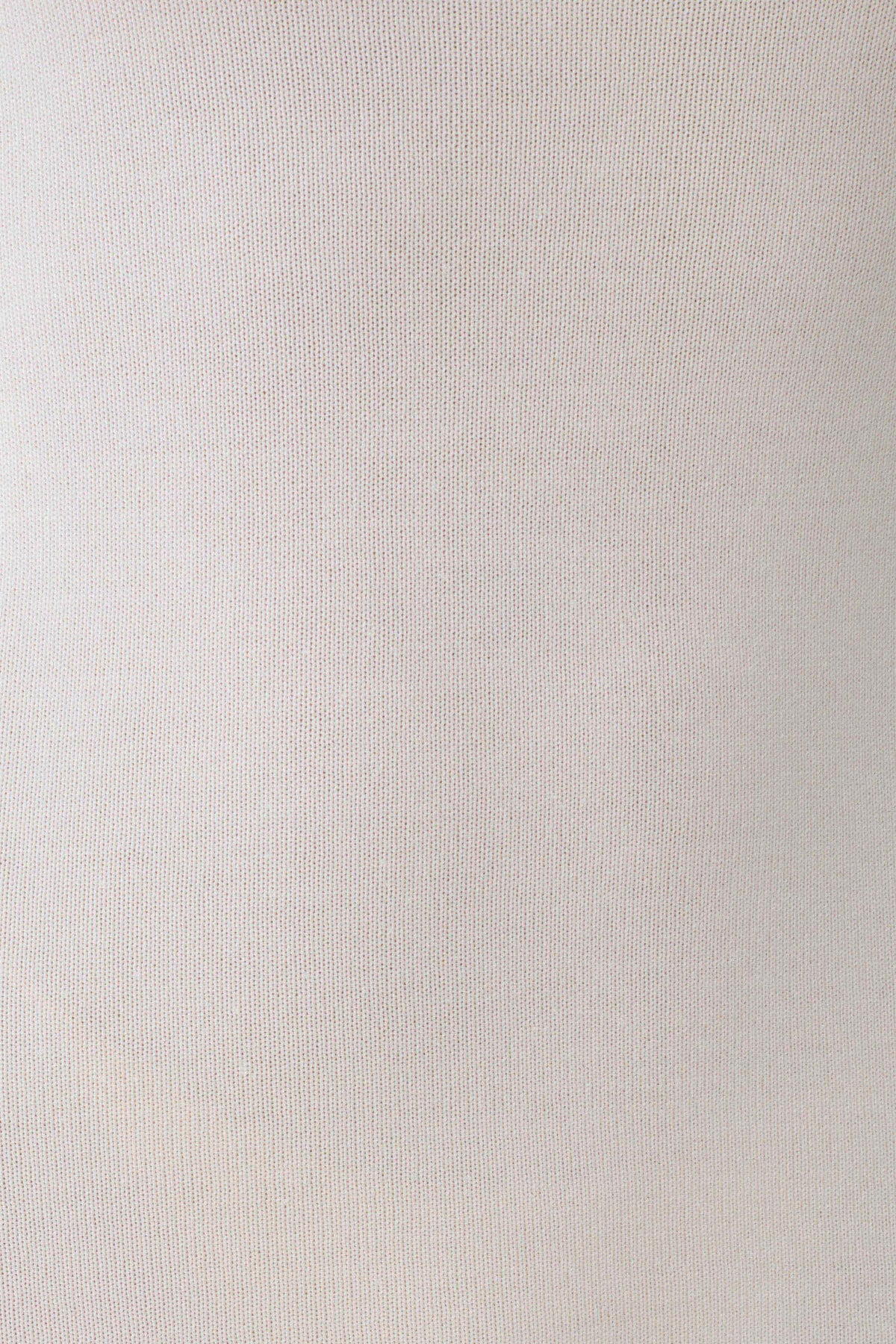 Scarf Knit Mini Dress - Ivory