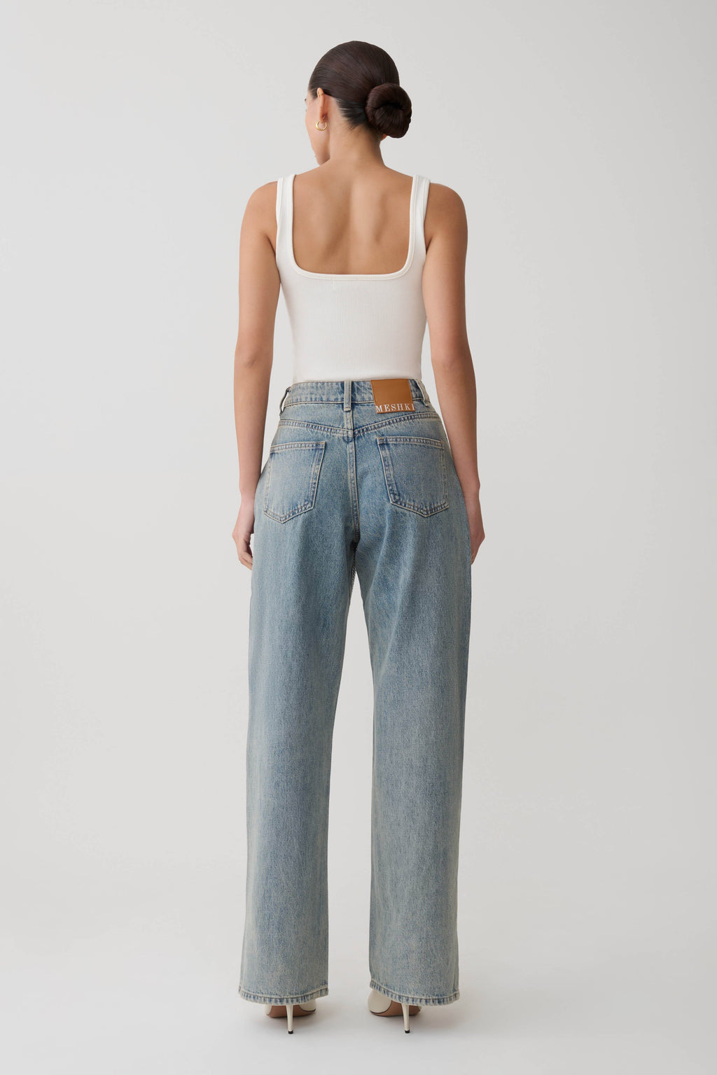 Diamante Denim Jeans - Blue/Green