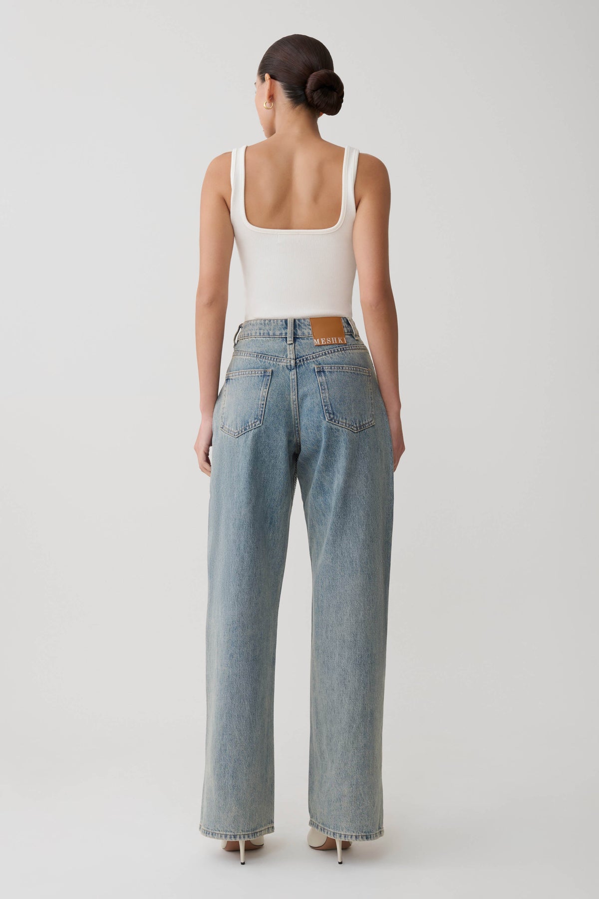 Diamante Denim Jeans - Blue/Green