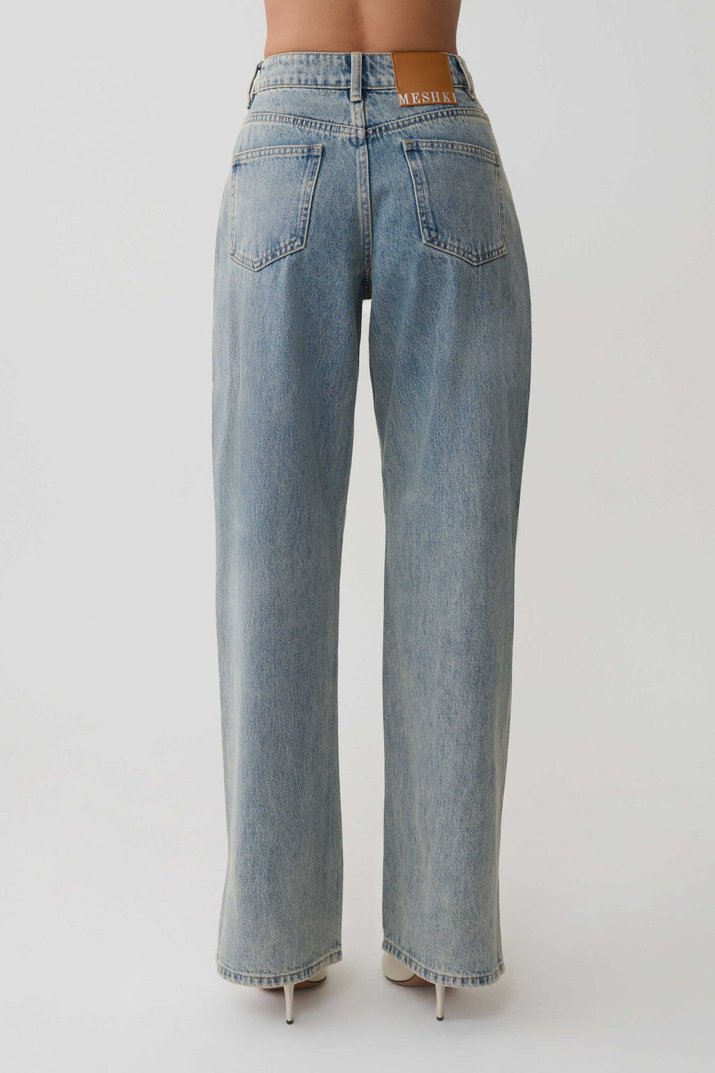 Diamante Denim Jeans - Blue/Green