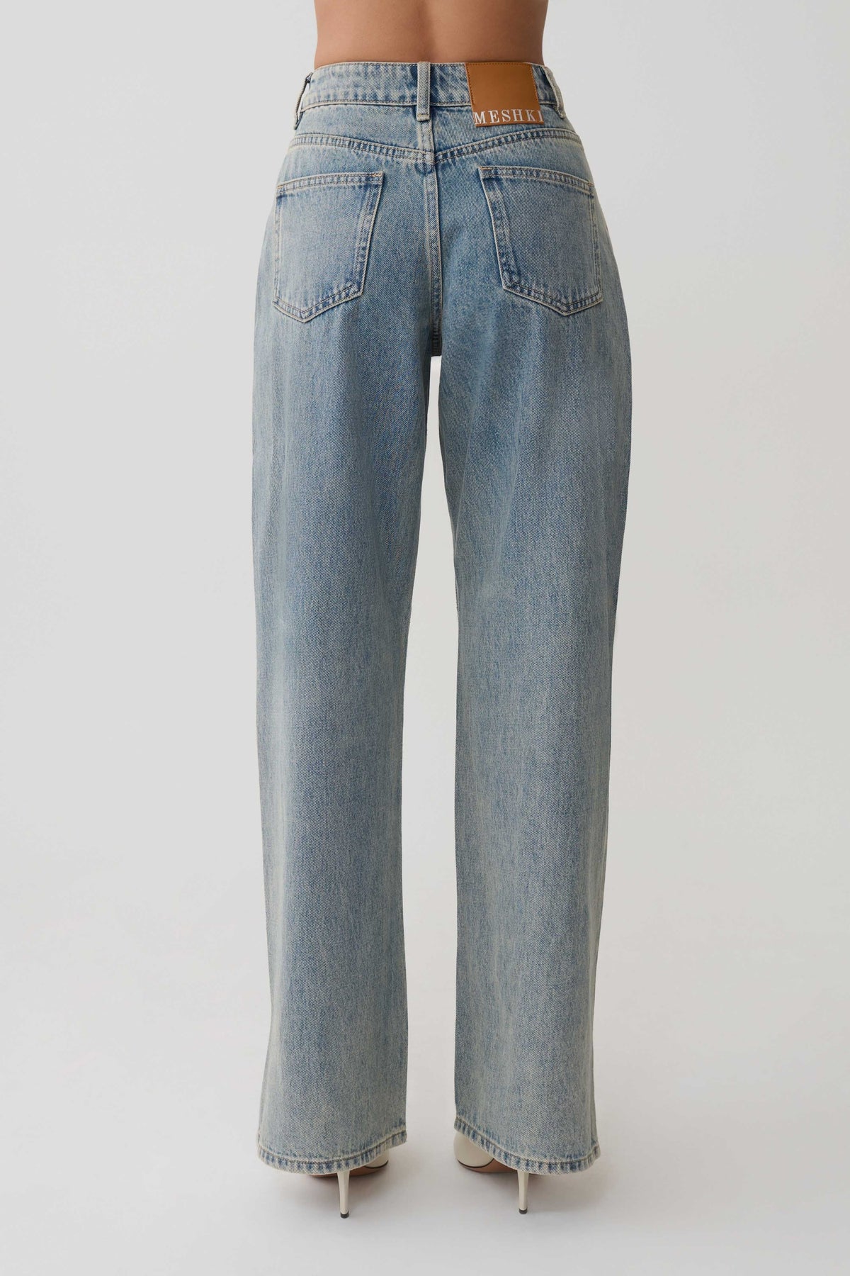Diamante Denim Jeans - Blue/Green