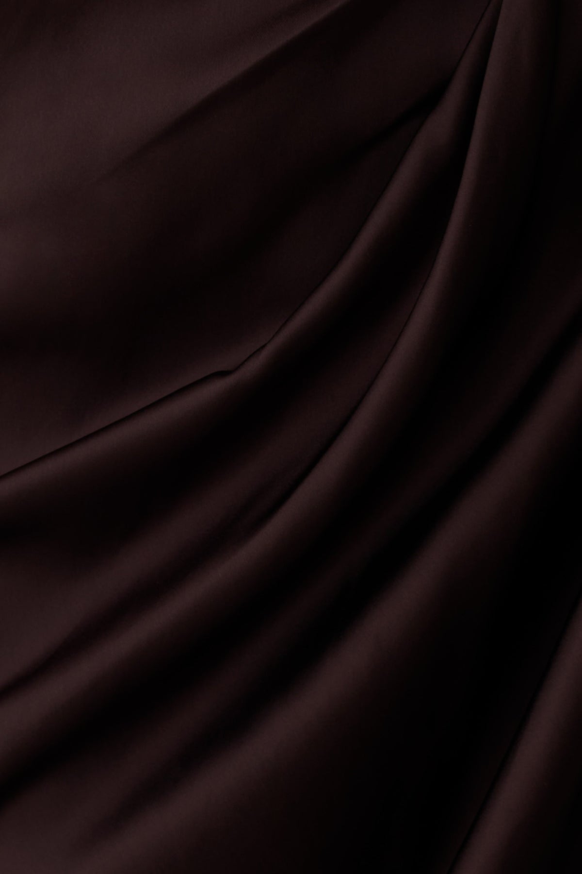 Draped Halter Midi Dress - Dark Chocolate
