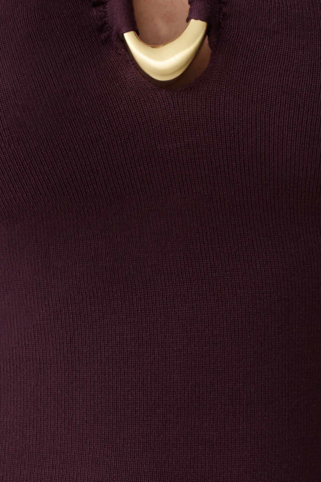 Knit Midi Dress - Chocolate