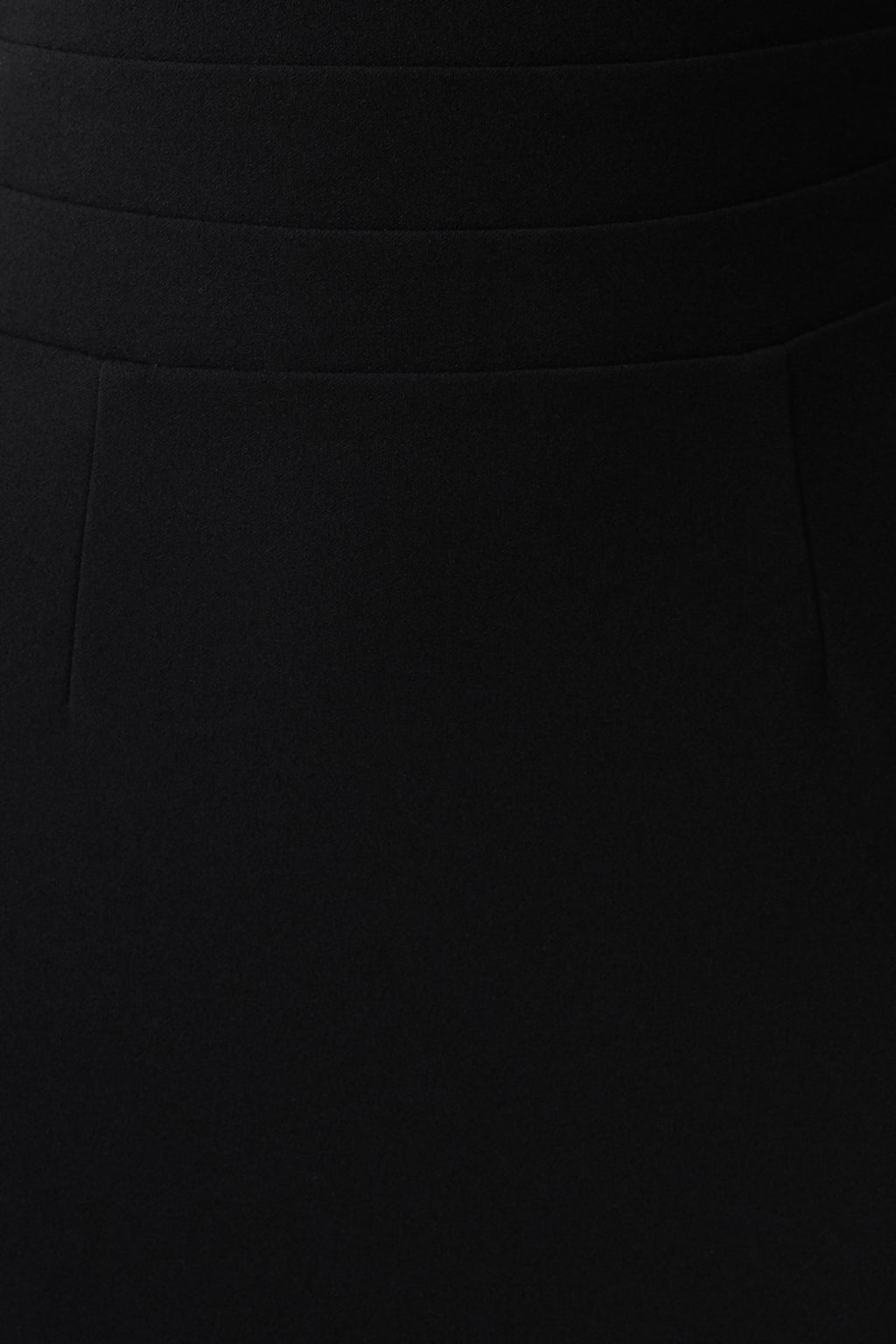 Stretch Crepe Maxi Dress - Black
