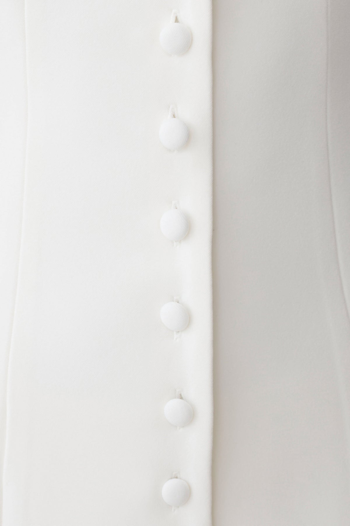 Button Up Short Sleeves Top - White