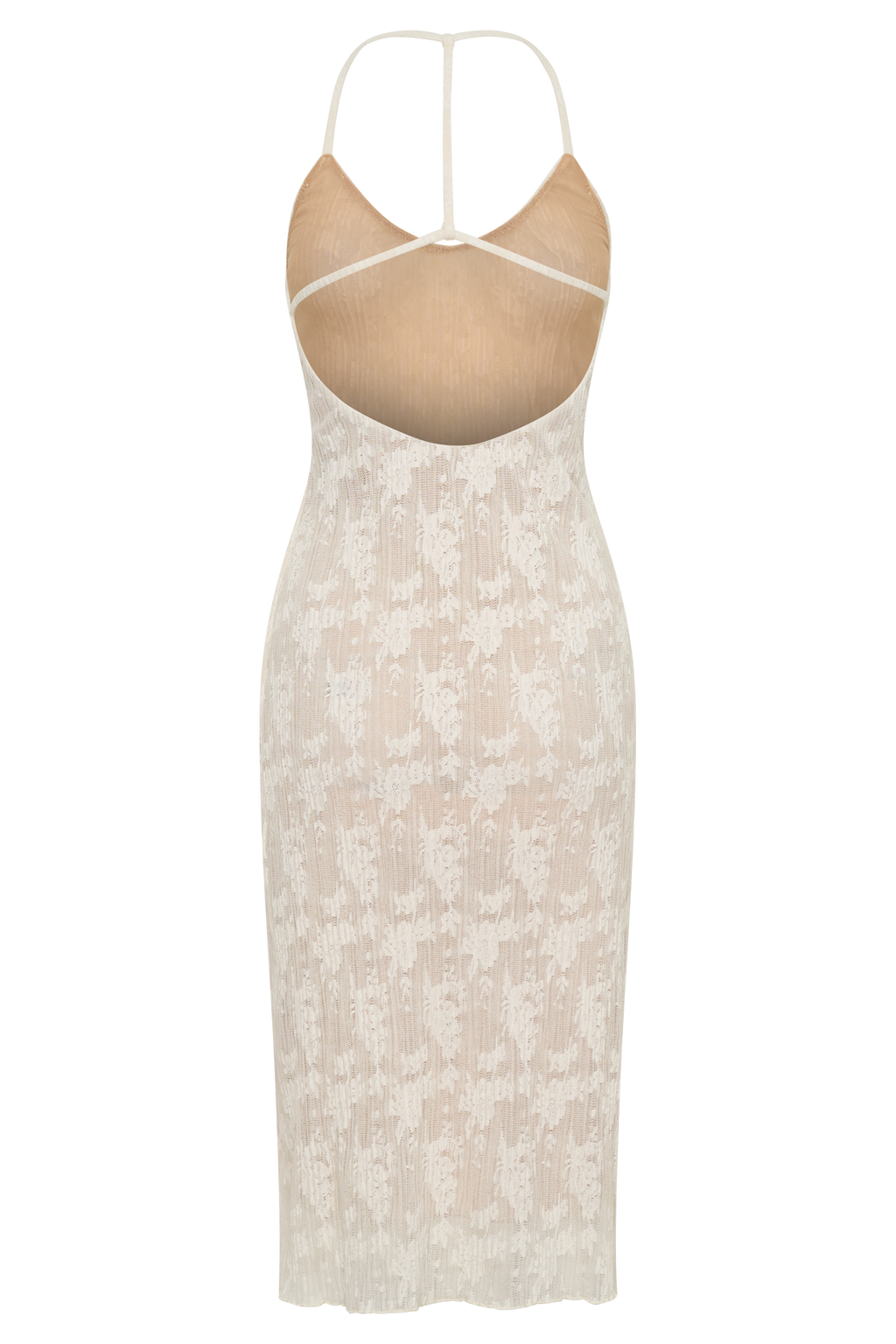 Lace Midi Dress - Ivory