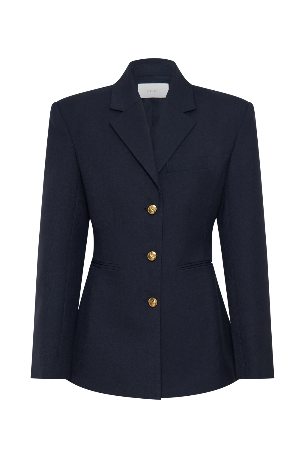 Cinched Blazer - Dark Navy