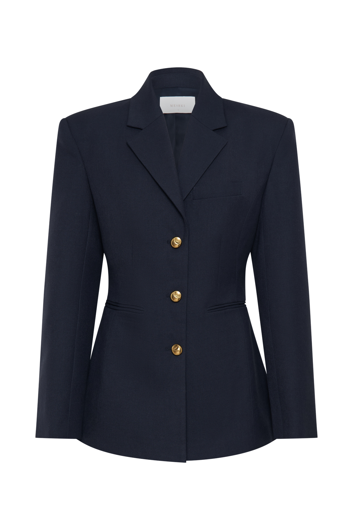 Cinched Blazer - Dark Navy