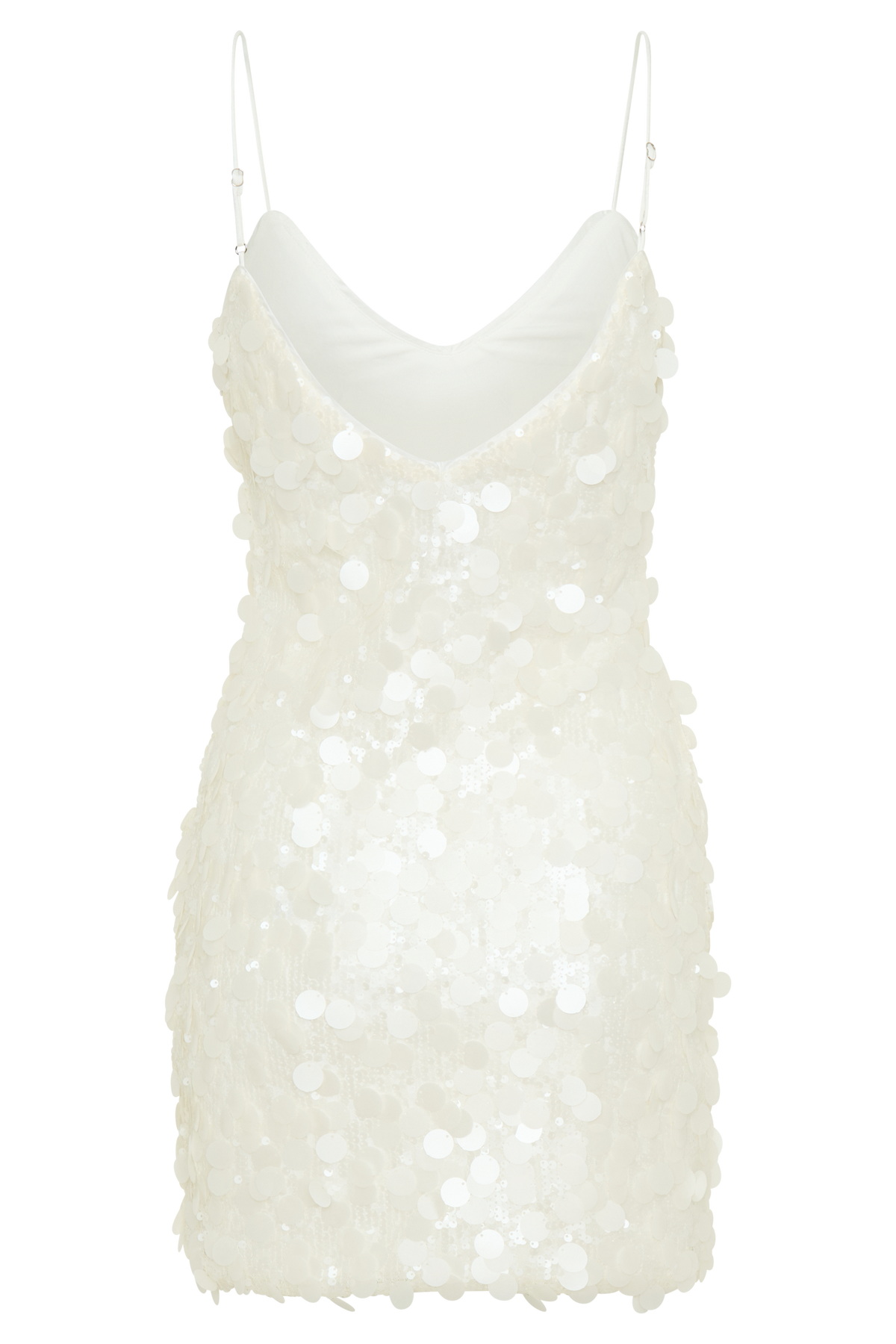 Sequin Mini Dress - Ivory