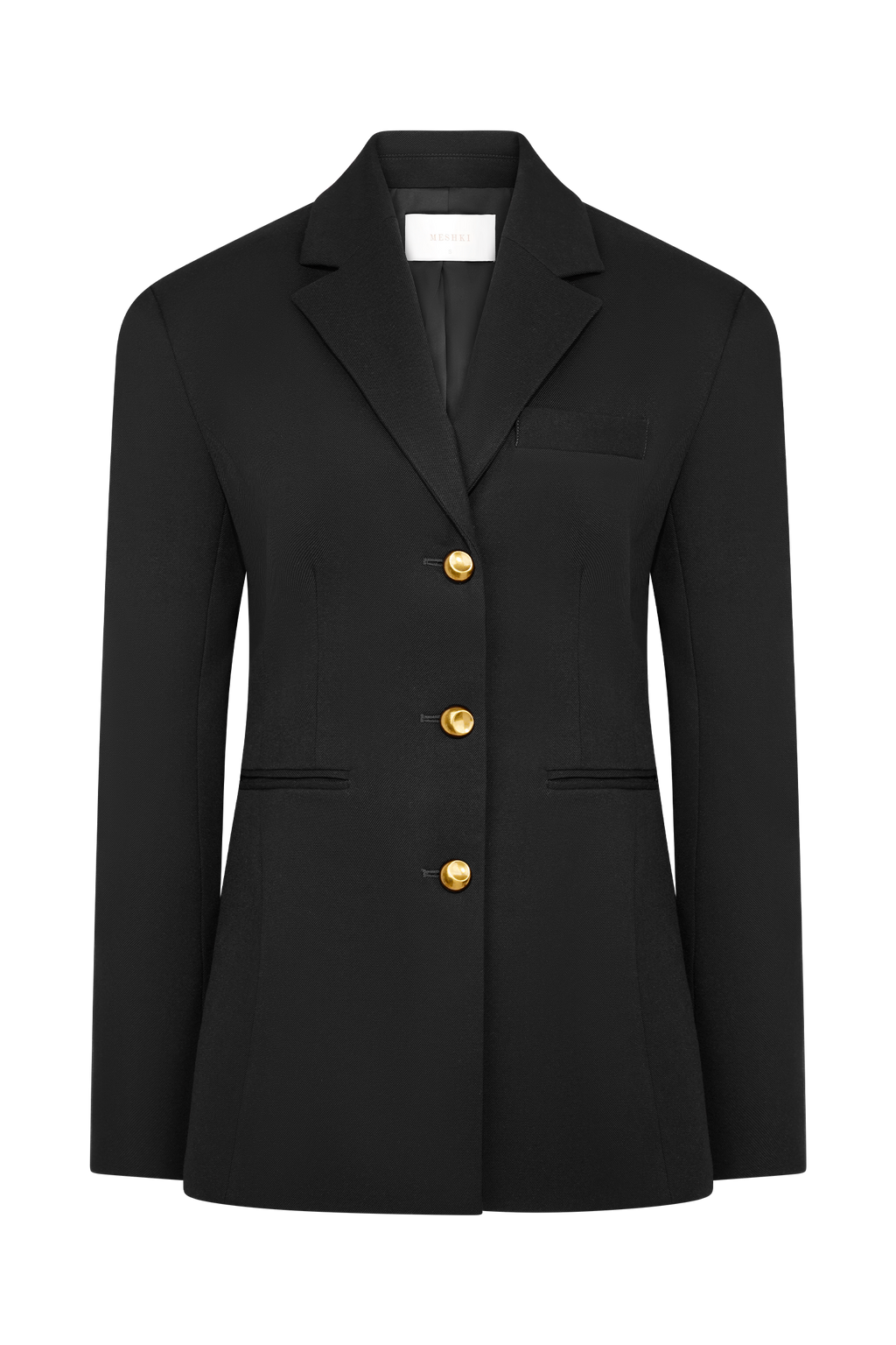 Cinched Blazer - Black