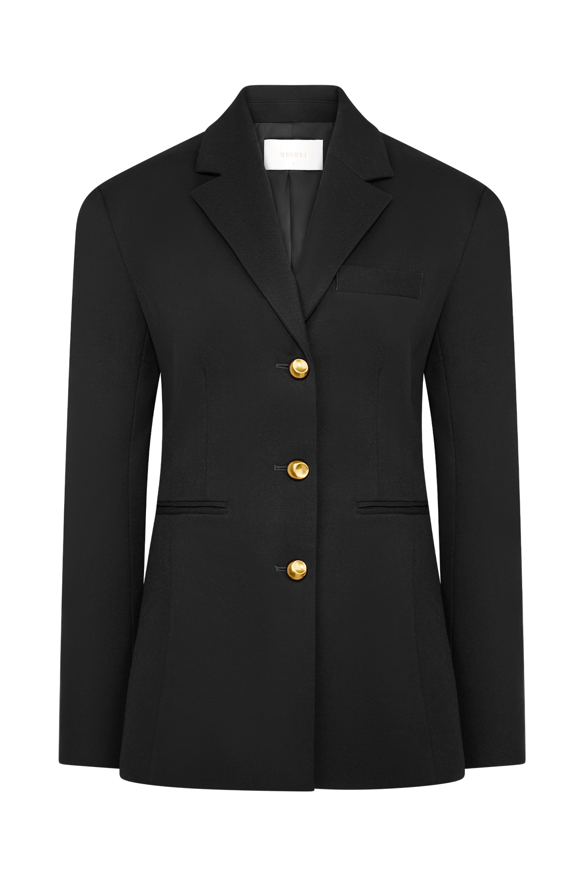 Cinched Blazer - Black