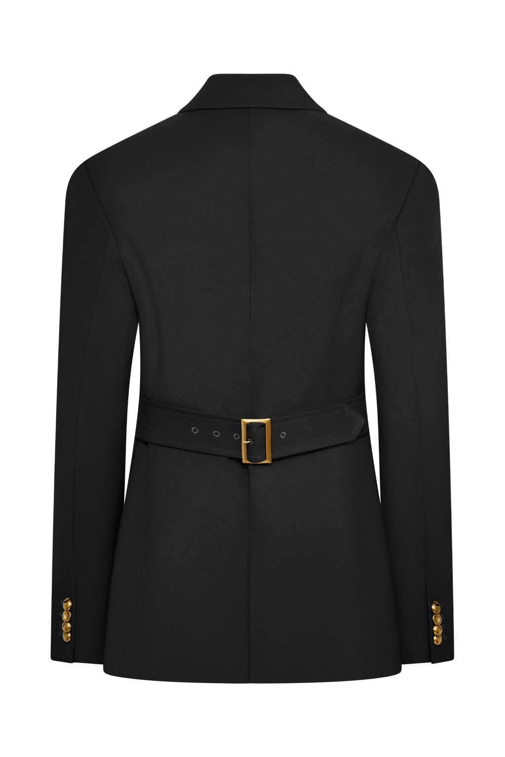 Cinched Blazer - Black