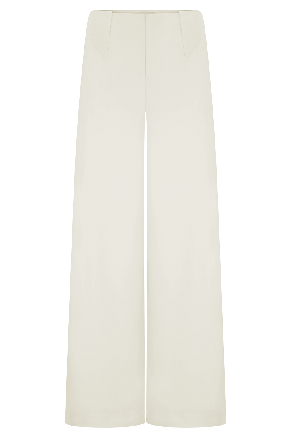 Wide Leg Suiting Trouser - Ivory