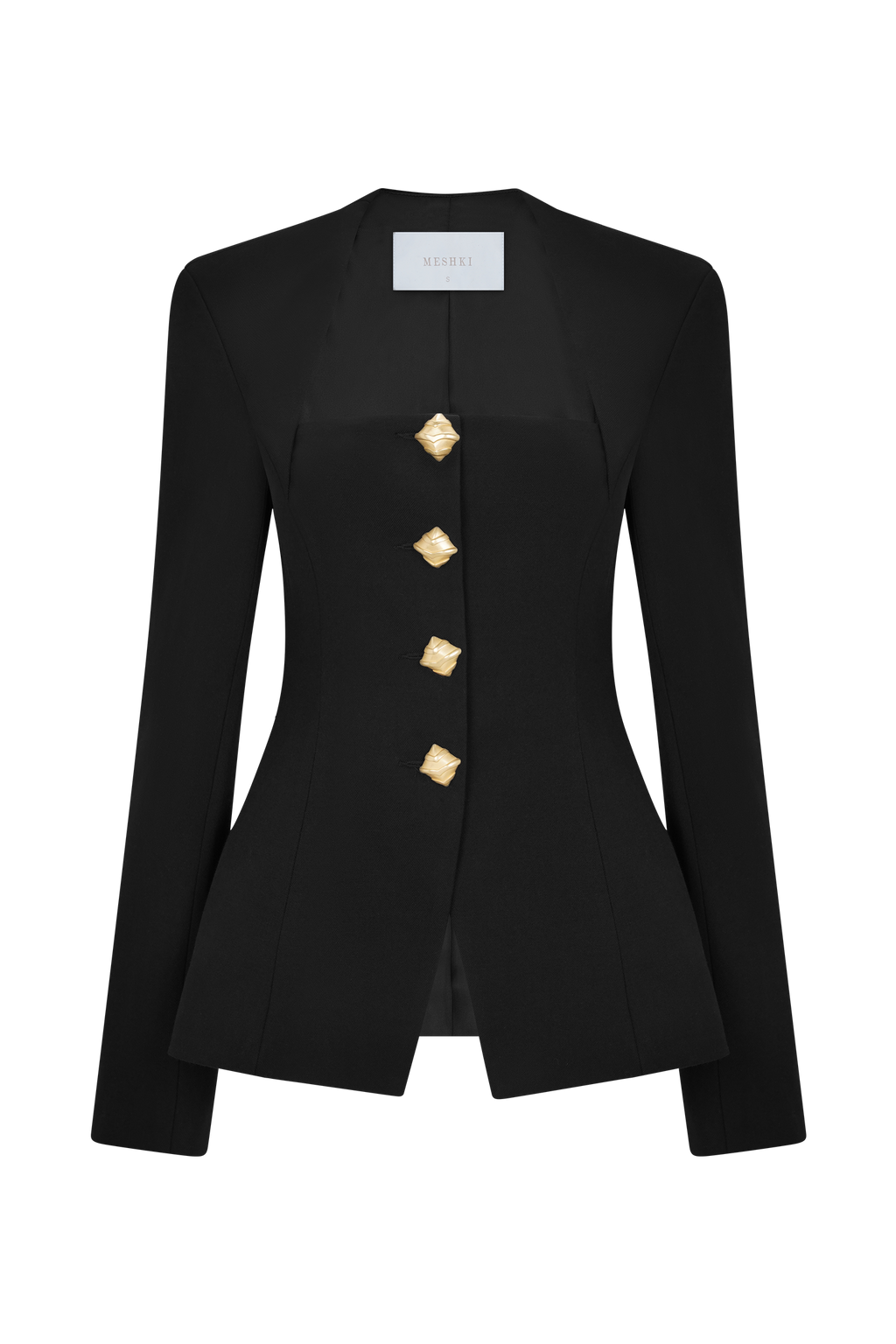Suiting Fitted Blazer - Black