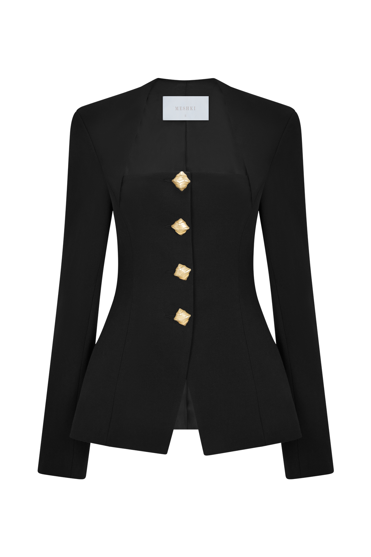 Suiting Fitted Blazer - Black