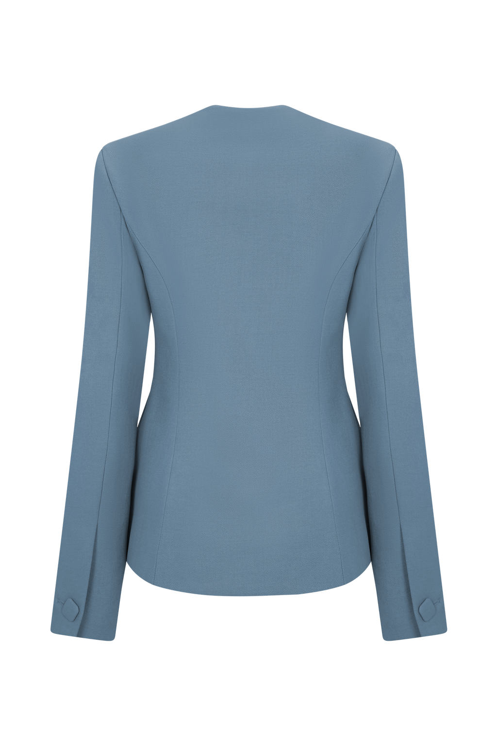 Suiting Fitted Blazer - Ocean Blue