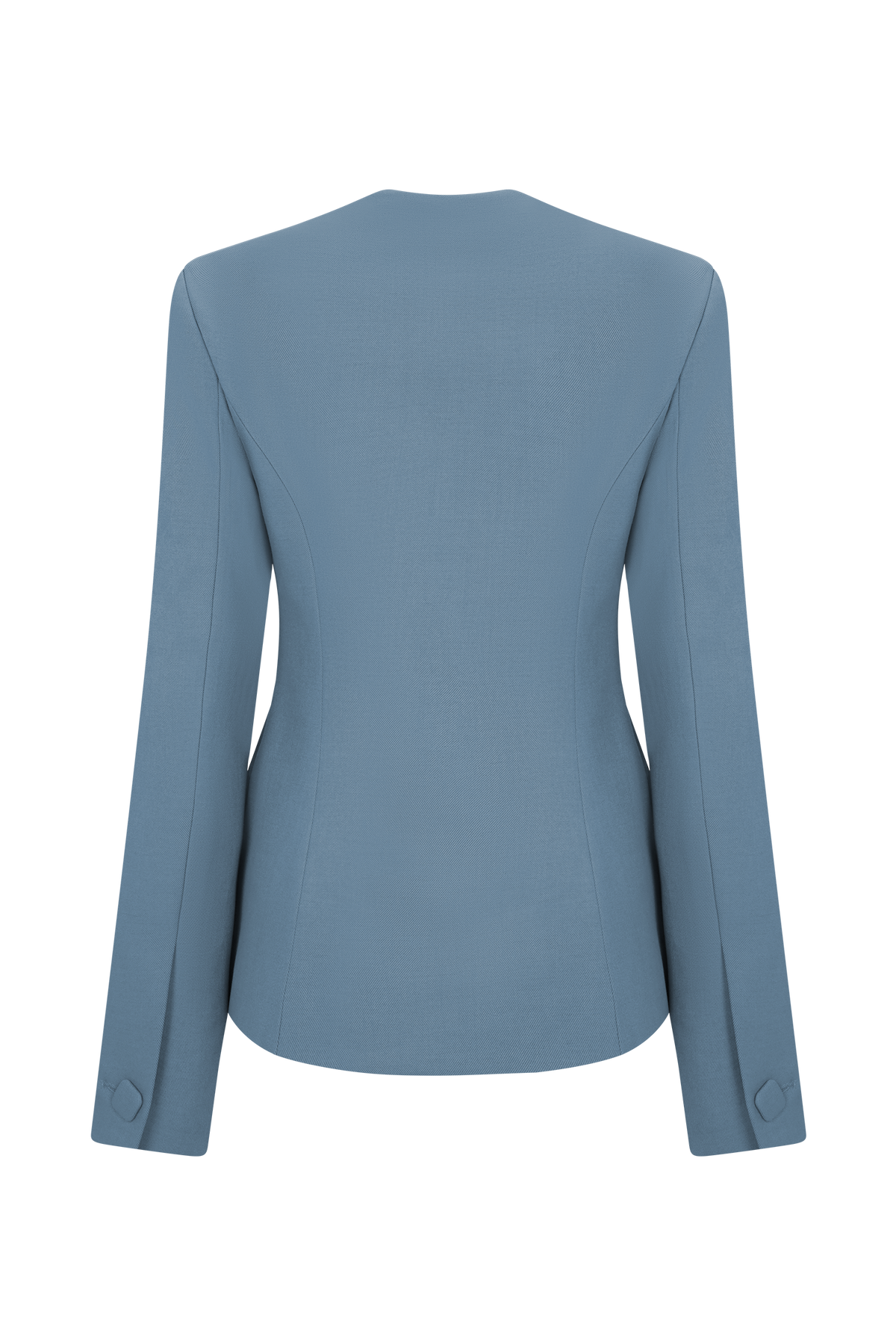 Suiting Fitted Blazer - Ocean Blue