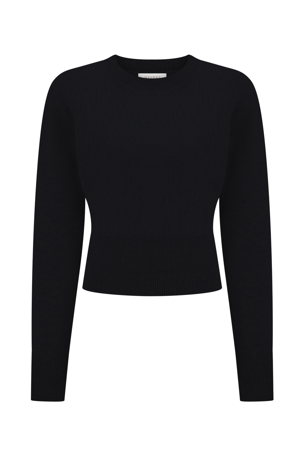 Cinched Waist Jumper - Black