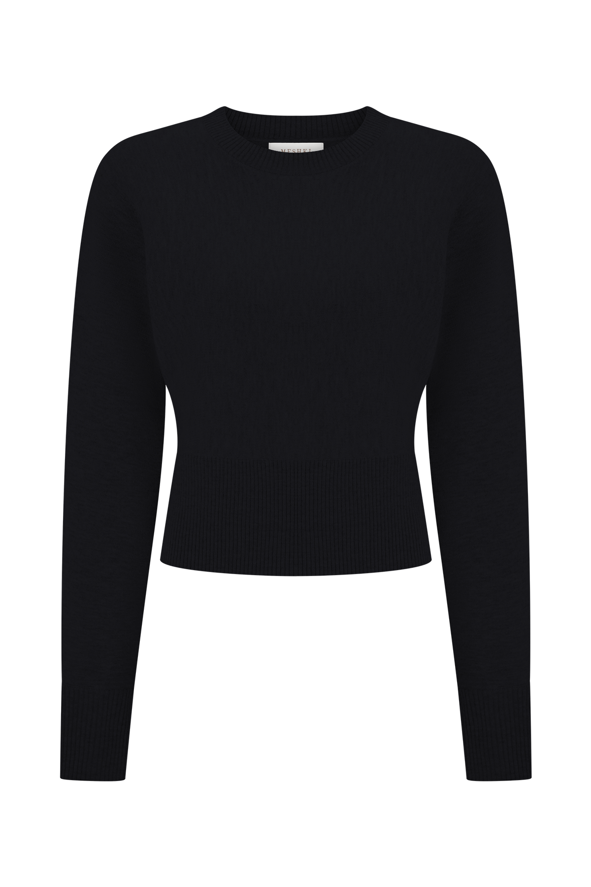 Cinched Waist Jumper - Black