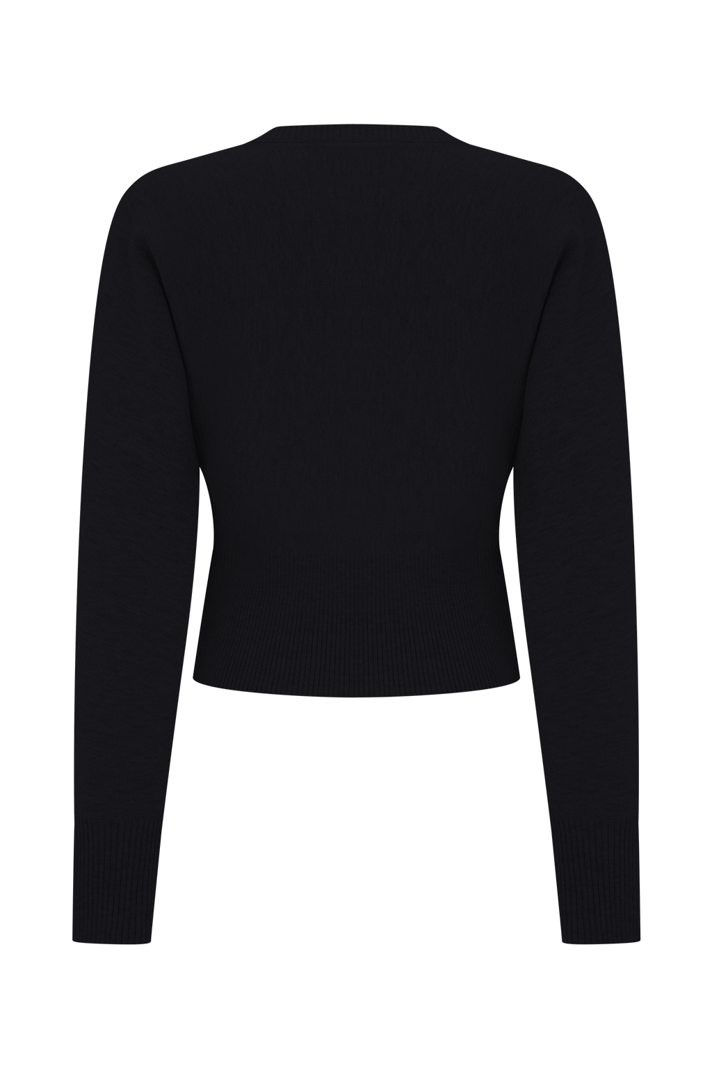 Cinched Waist Jumper - Black