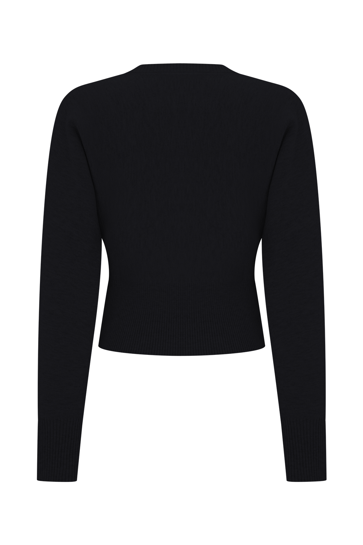 Cinched Waist Jumper - Black