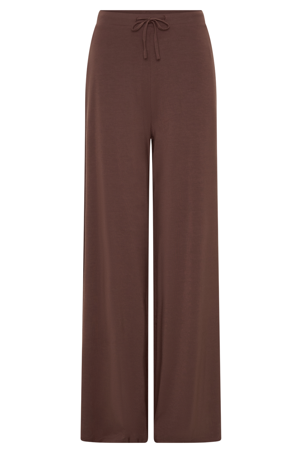 Wide Leg Modal Pants - Chocolate