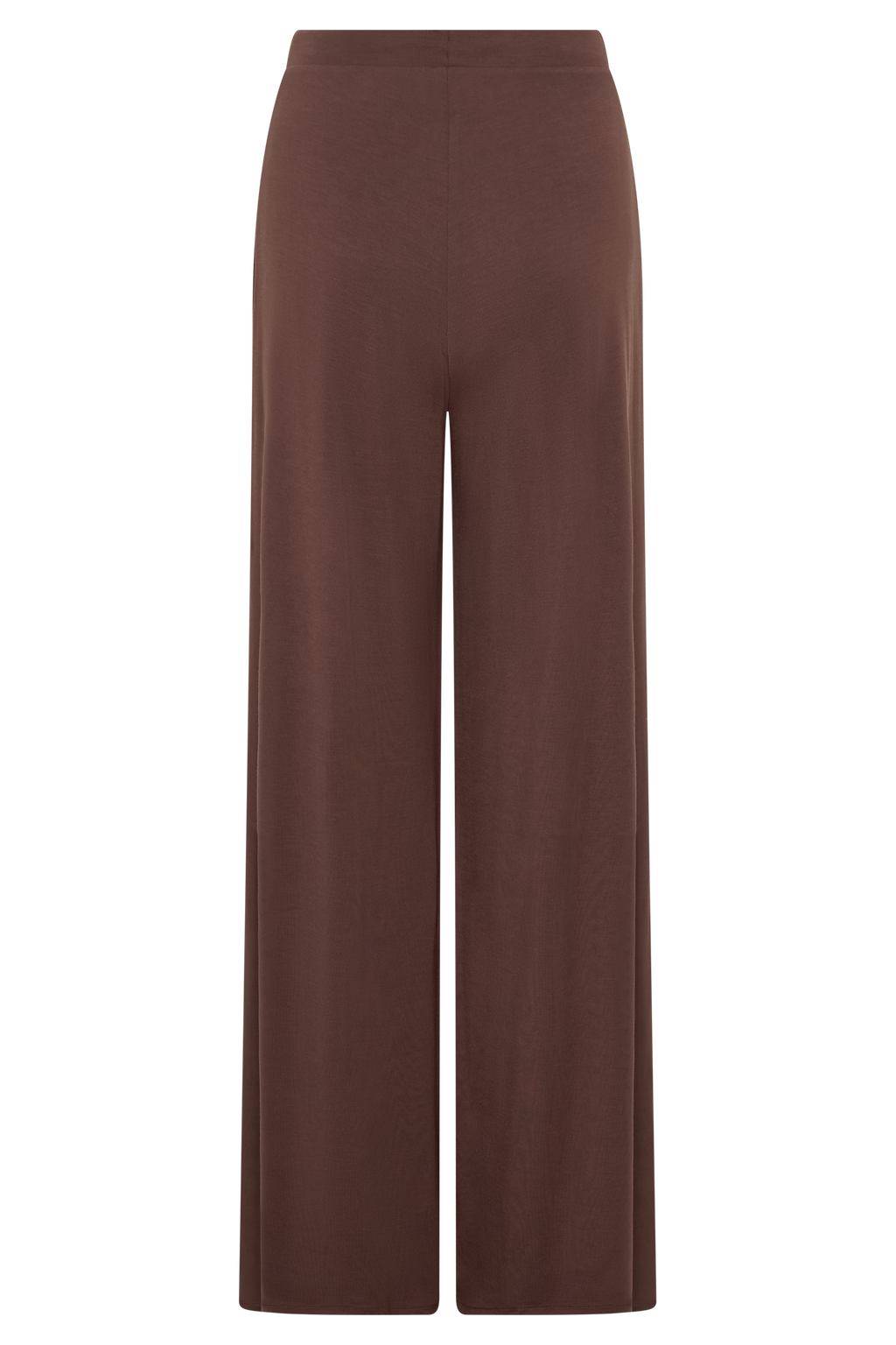 Wide Leg Modal Pants - Chocolate