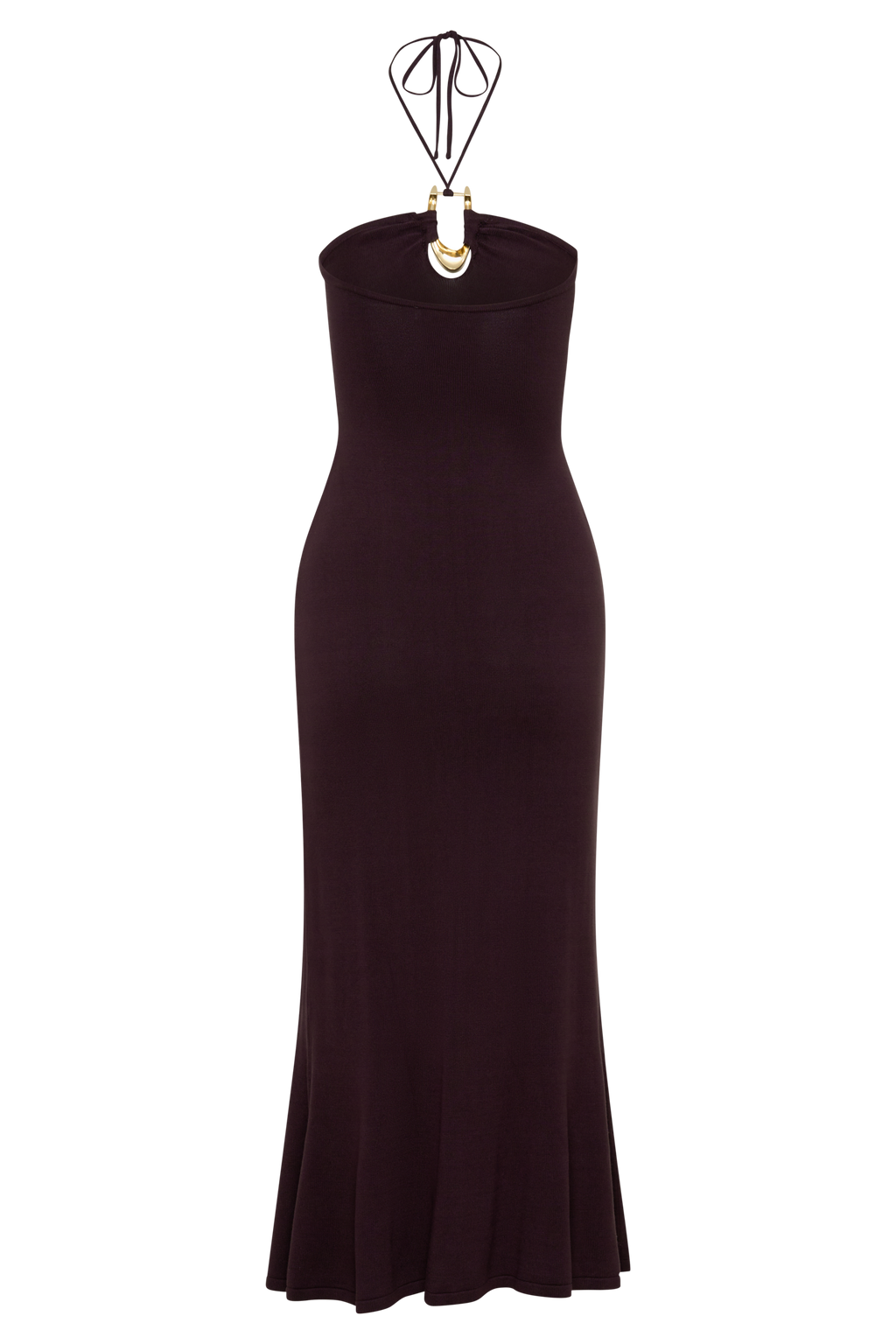 Knit Midi Dress - Chocolate