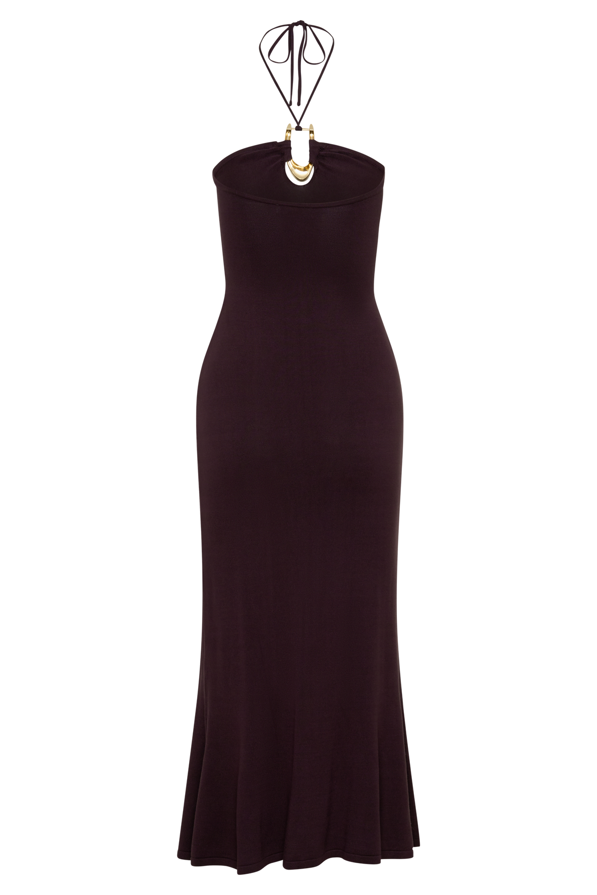 Knit Midi Dress - Chocolate