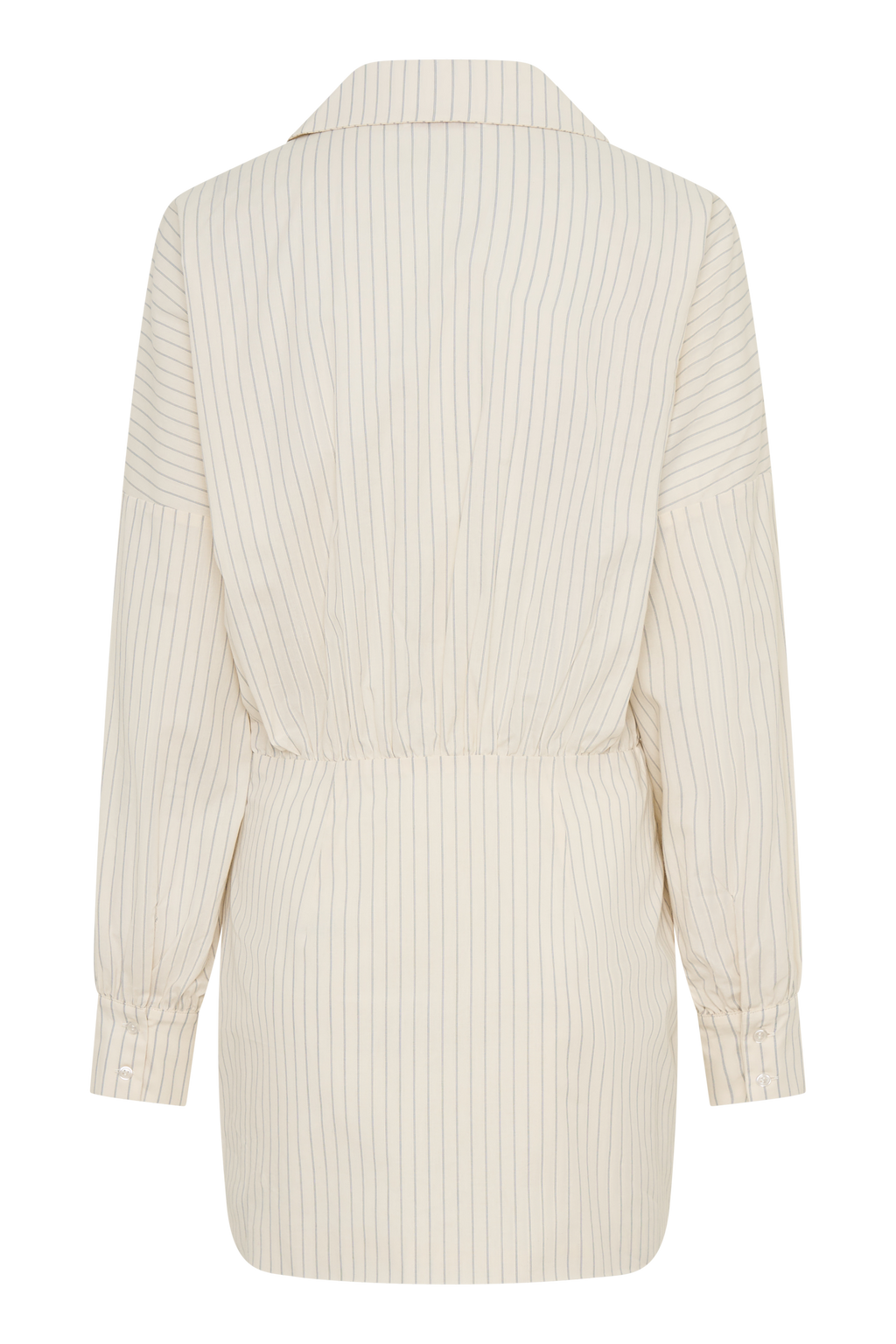 Oversize Shirt Mini Dress - Stripe