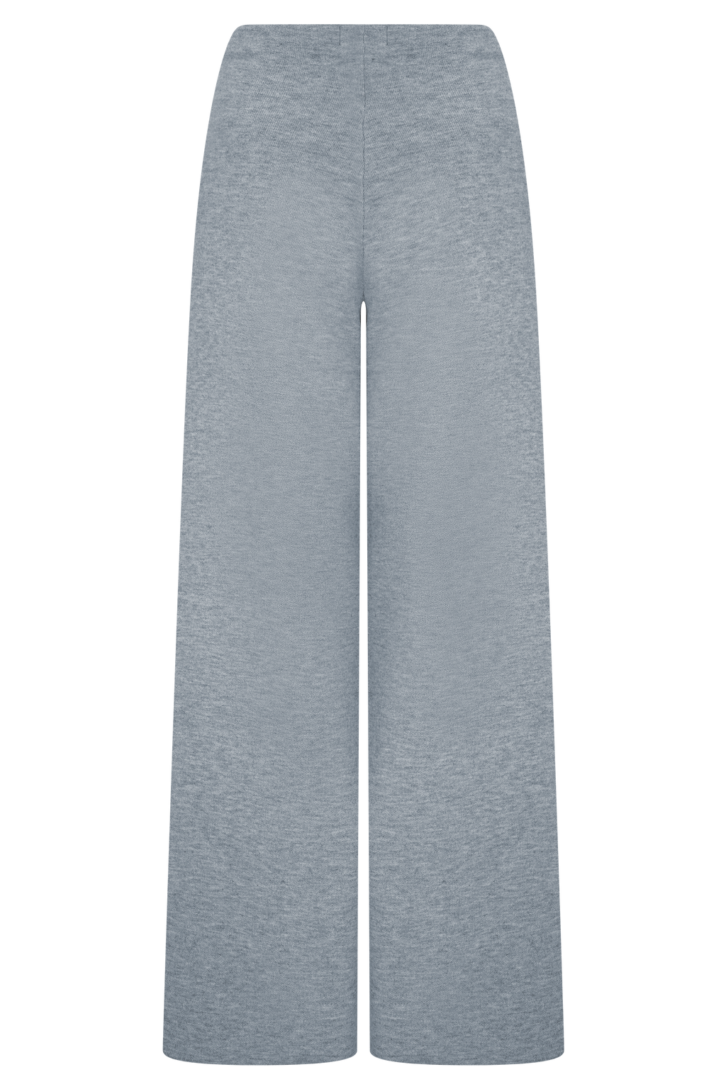 Straight Leg Knit Pants - Grey Marle