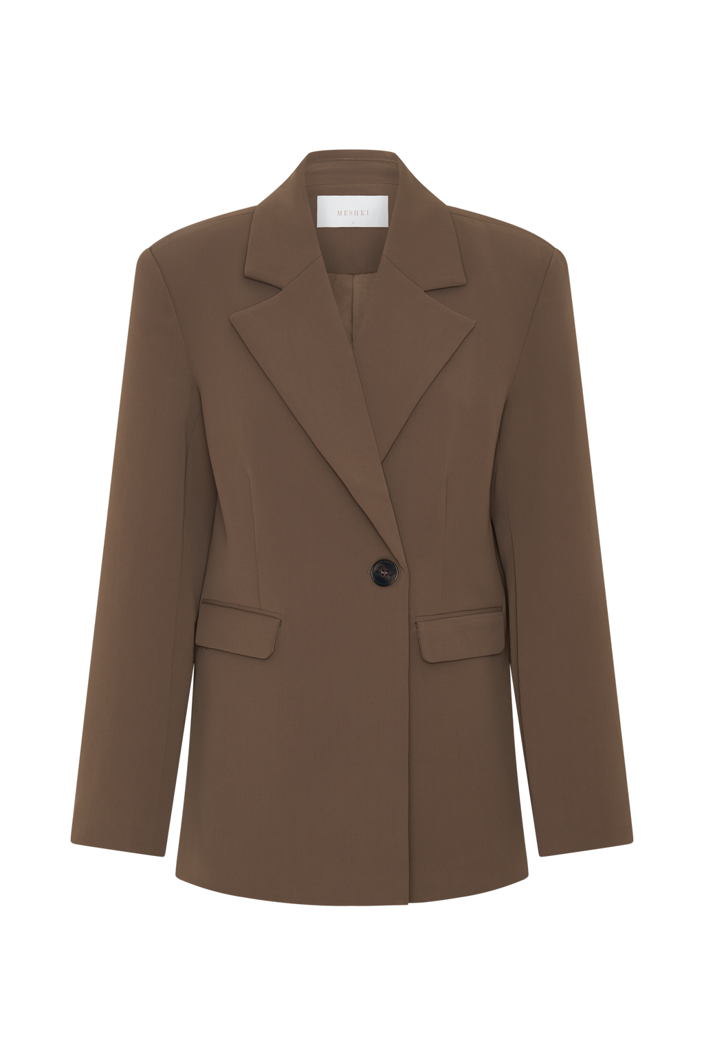Oversized Blazer - Cacao Brown