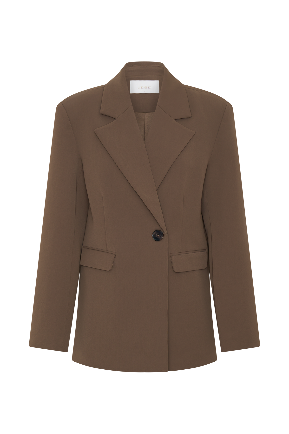 Oversized Blazer - Cacao Brown