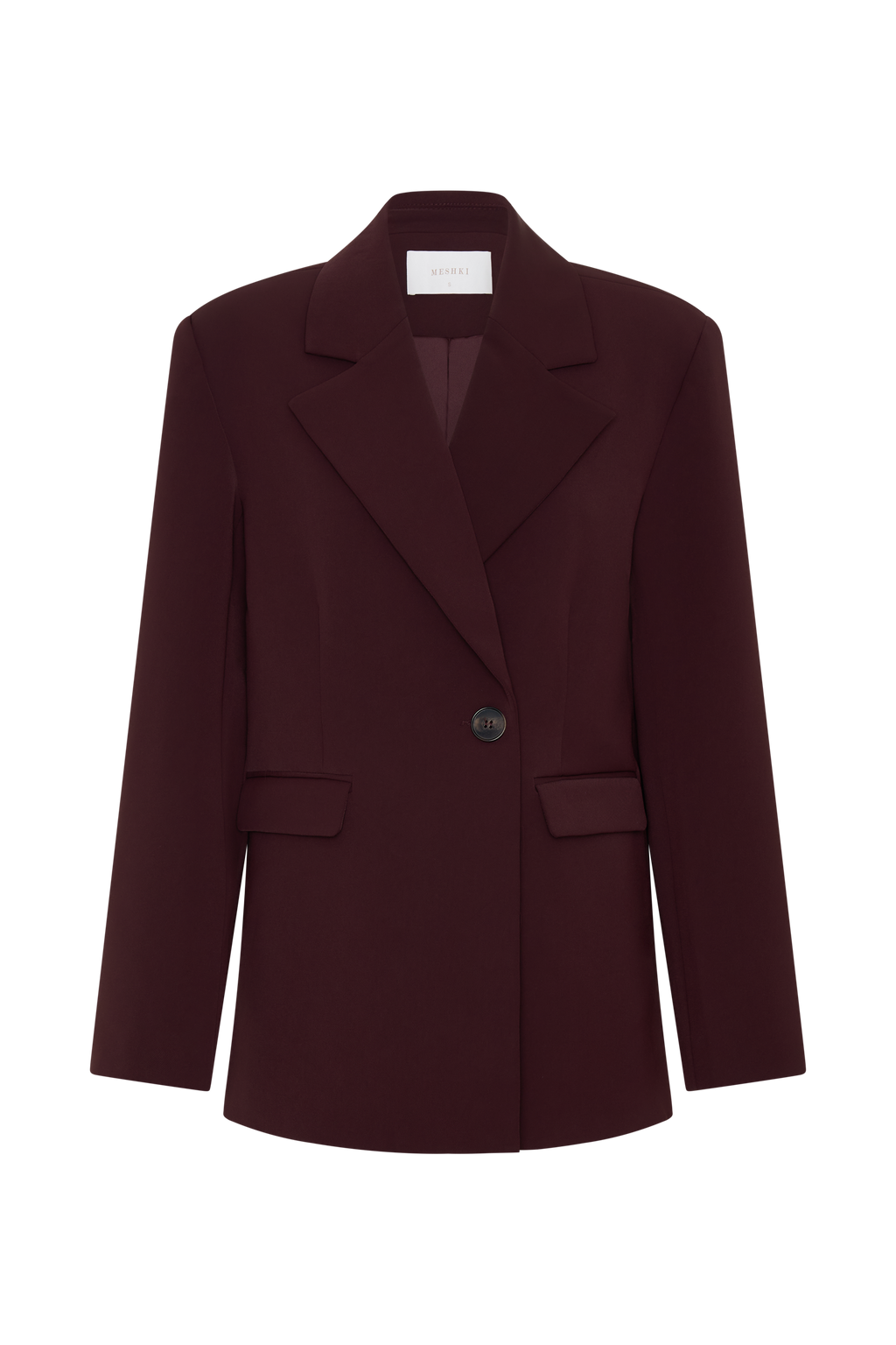 Oversized Blazer - Mahogany